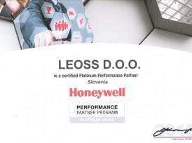 LEOSS je Honeywell Platinum Performance Partner