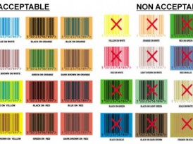 Kakšno barvo črtne kode izbrati kakšna je optimalna barva črtic in barva podlage za črtne kode