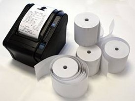 POS tiskalnik s termo papirjem za račune